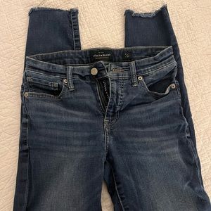 Lucky Brand high waisted skinny jeans